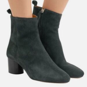 ISABEL MARANT ÉTOILE DEYISSA SUEDE ANKLE BOOTS size 38